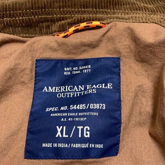 Mens American Eagle Barn Utility Corduroy Lined Jacket - Picture 5 of 9
